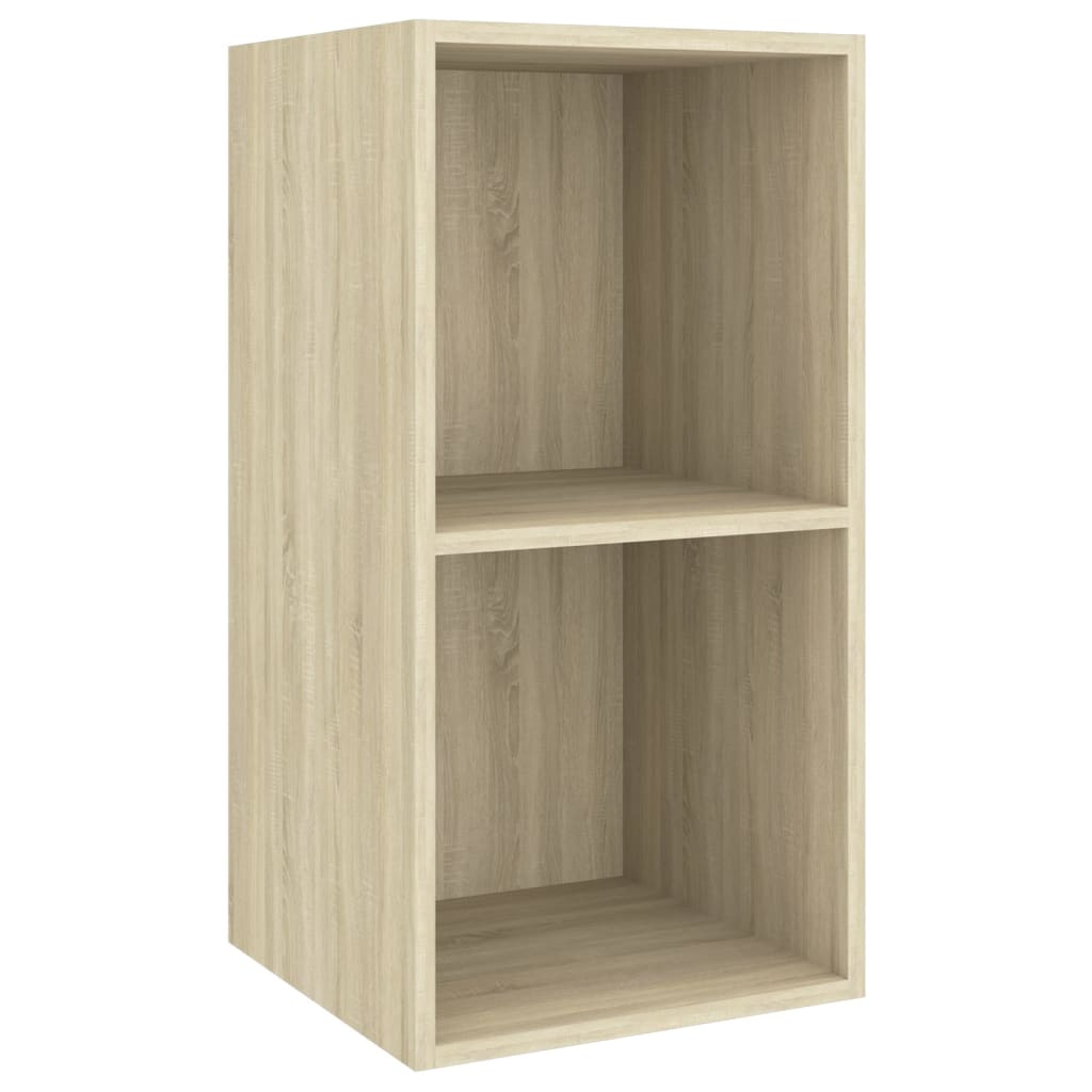 Vidaxl tv-wandmeubel 37x37x72 cm bewerkt hout sonoma eikenkleurig