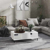 Vidaxl salontafel 103,5x60x35 cm bewerkt hout wit