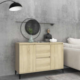 Vidaxl dressoir 102x35x70 cm bewerkt hout sonoma eikenkleurig