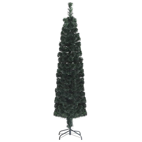 Vidaxl Kunstkerstboom med standard smalle 120 cm fiberoptik