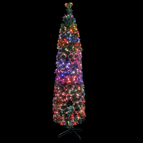 Vidaxl Kunstkerstboom med standard smalle 240 cm fiberoptik