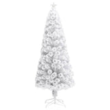 Vidaxl Kunstkerstboom med belysning 210 cm fiberoptisk hvid