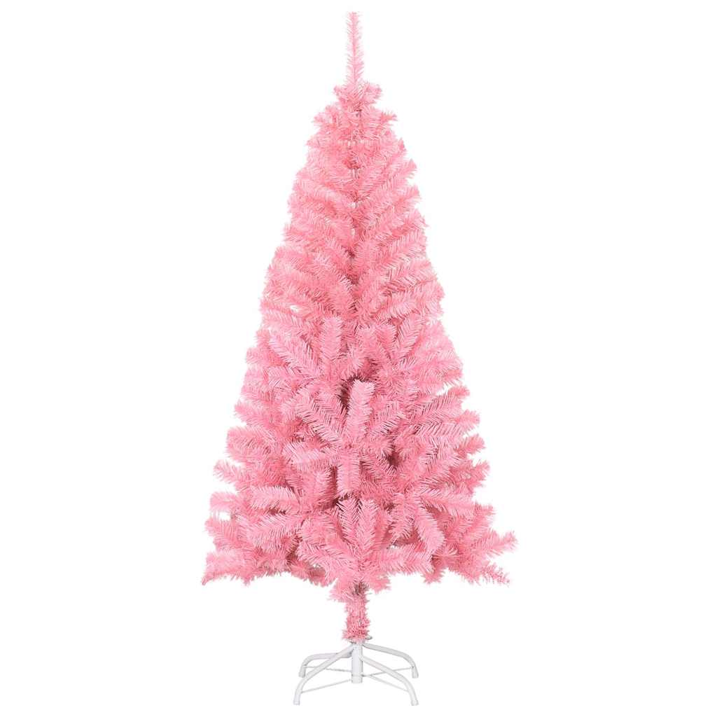 Vidaxl Kunstkerstboom med standard 120 cm PVC Pink