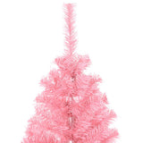 Vidaxl Kunstkerstboom med standard 120 cm PVC Pink