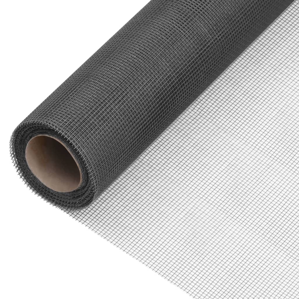 Vidaxl mesh 80x1000 cm fiberoptisk sort
