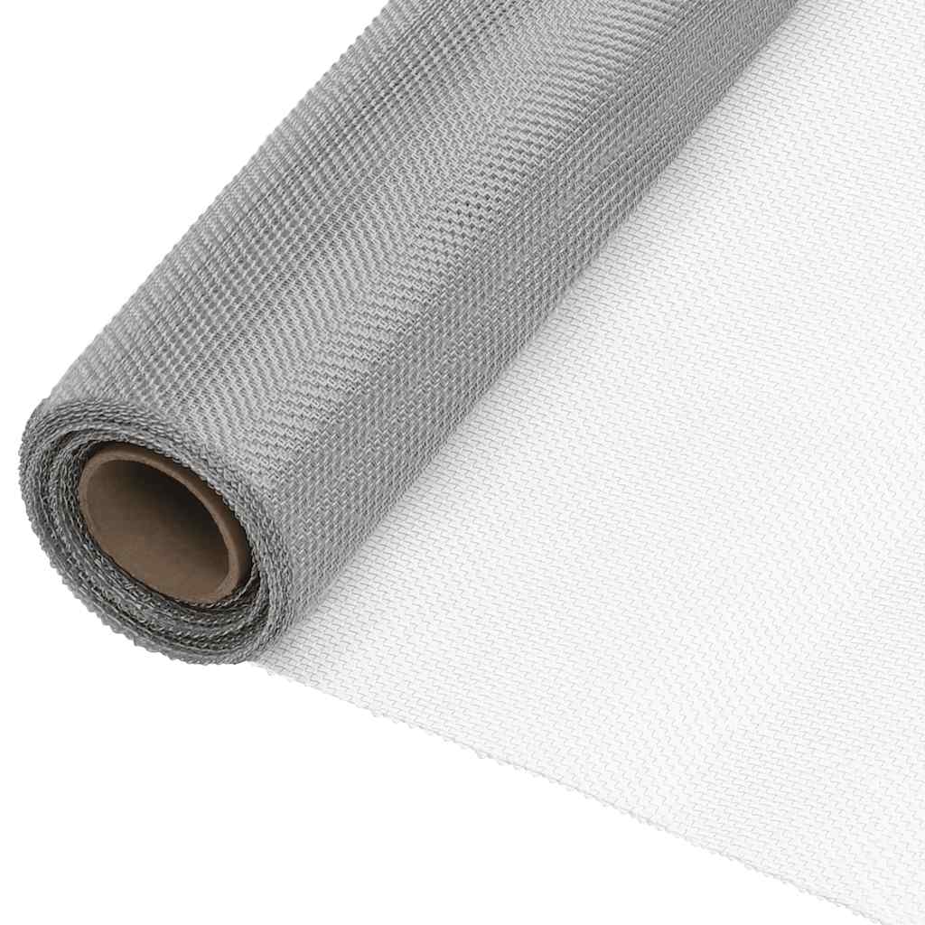 Vidaxx mesh 60x1000 cm rustfrit stål sølvfarvet