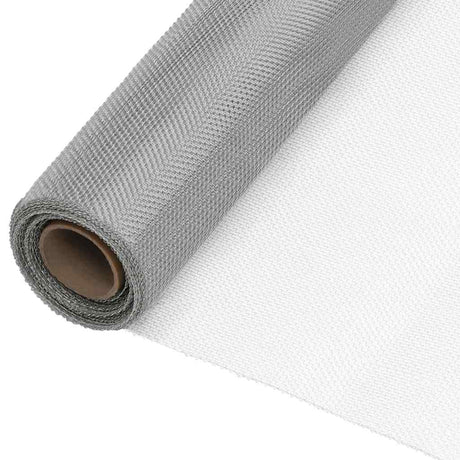 Vidaxl Mesh 80x2000 cm rustfrit stål sølvfarvet