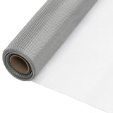 Vidaxl mesh 100x2000 cm rustfrit stål sølvfarvet
