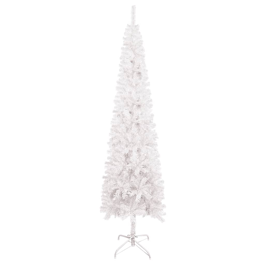 Vidaxl juletræ smal 180 cm hvidt