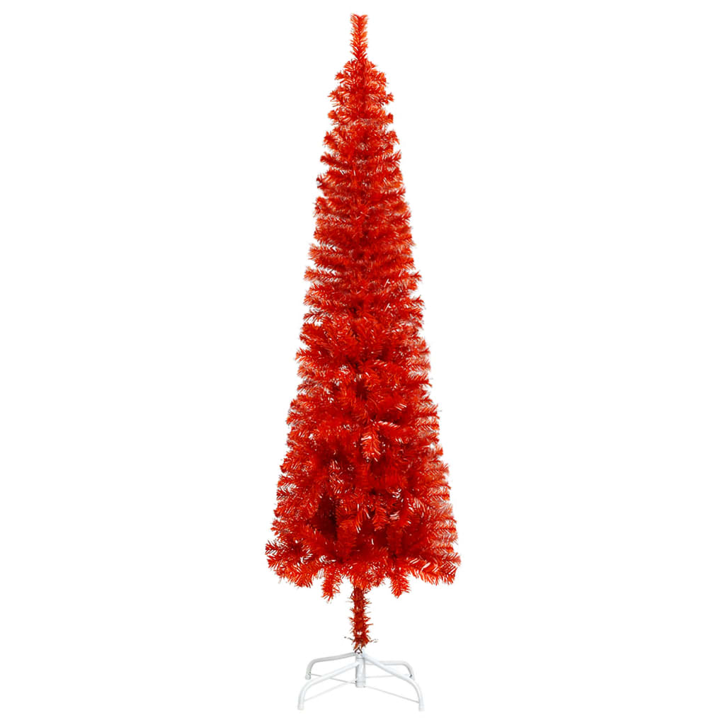 Vidaxl juletræ smal 150 cm rød