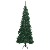 Vidaxx kunstigt juletræshjørne 180 cm PVC grøn