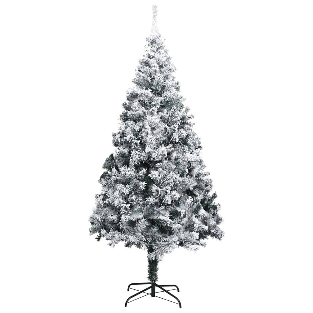 Vidaxl Kunstkerstboom med Snow PVC 400 cm grøn