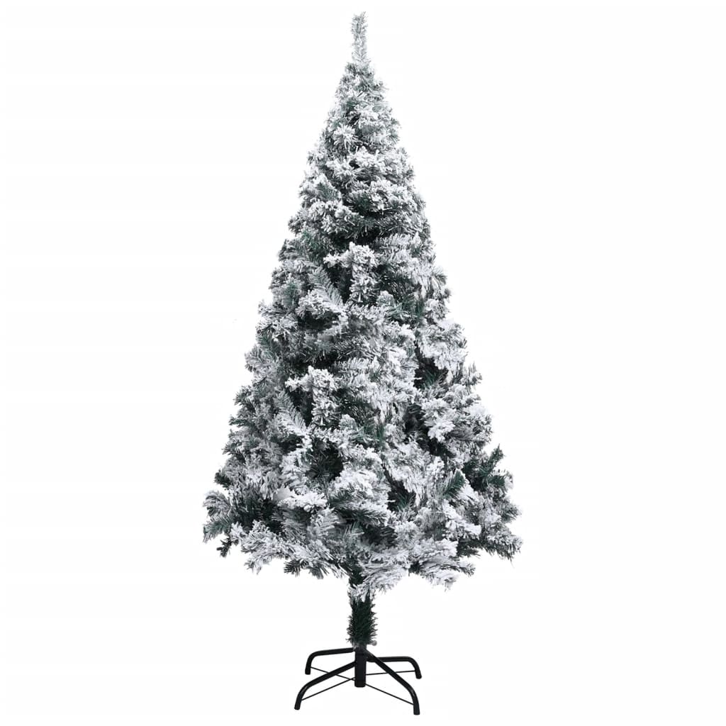 Vidaxl Kunstkerstboom med sne 120 cm grøn