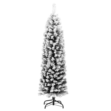 Vidaxx kunstigt juletræ med snesmal 120 cm PVC grøn