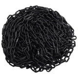 Vidaxl Safety Chain Ø 4 mm 100 m plastik sort