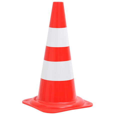 Vidaxl Traffic Cones 4 st, der reflekterer 50 cm rød og hvid