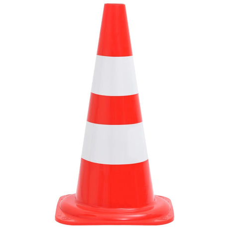 Vidaxl Traffic Cones 4 st, der reflekterer 50 cm rød og hvid