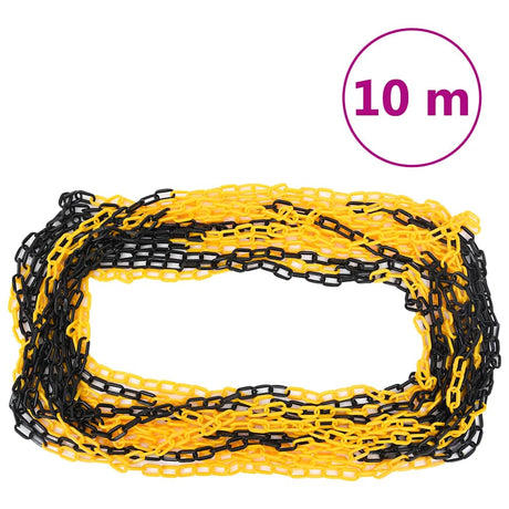 Vidaxl Chain Post sæt med plastkæde 10 m