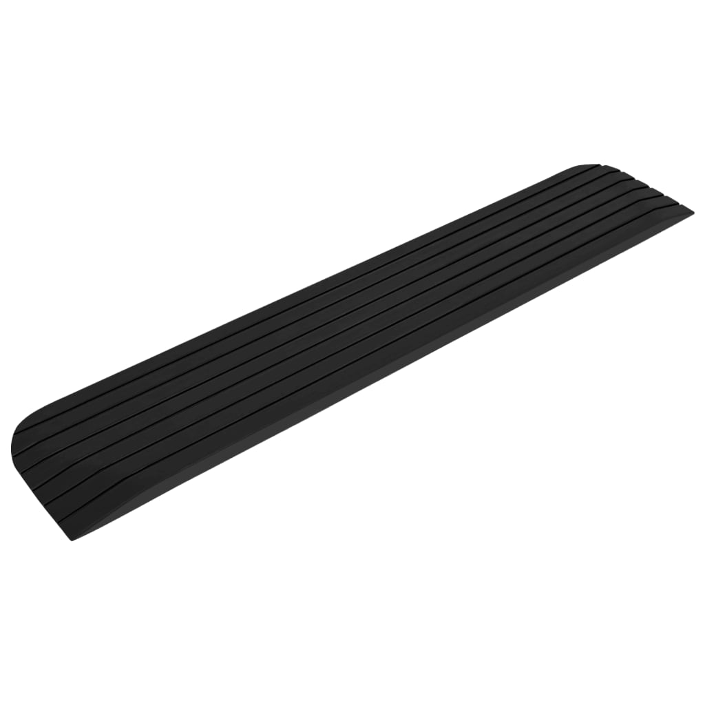 Vidaxl tærskel Hjælp 110x21x2,5 cm gummi