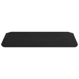Vidaxl tærskel Hjælp 110x32x3,8 cm gummi