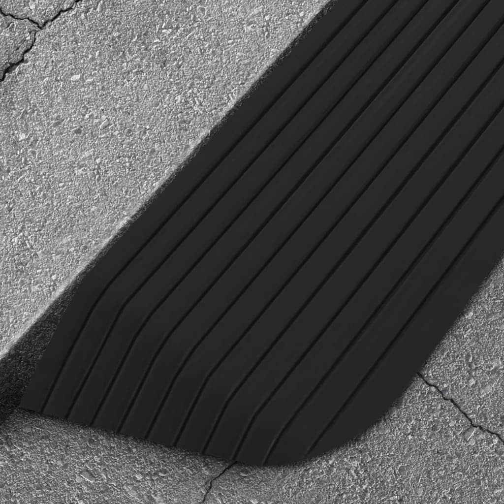 Vidaxl tærskel Hjælp 110x32x3,8 cm gummi