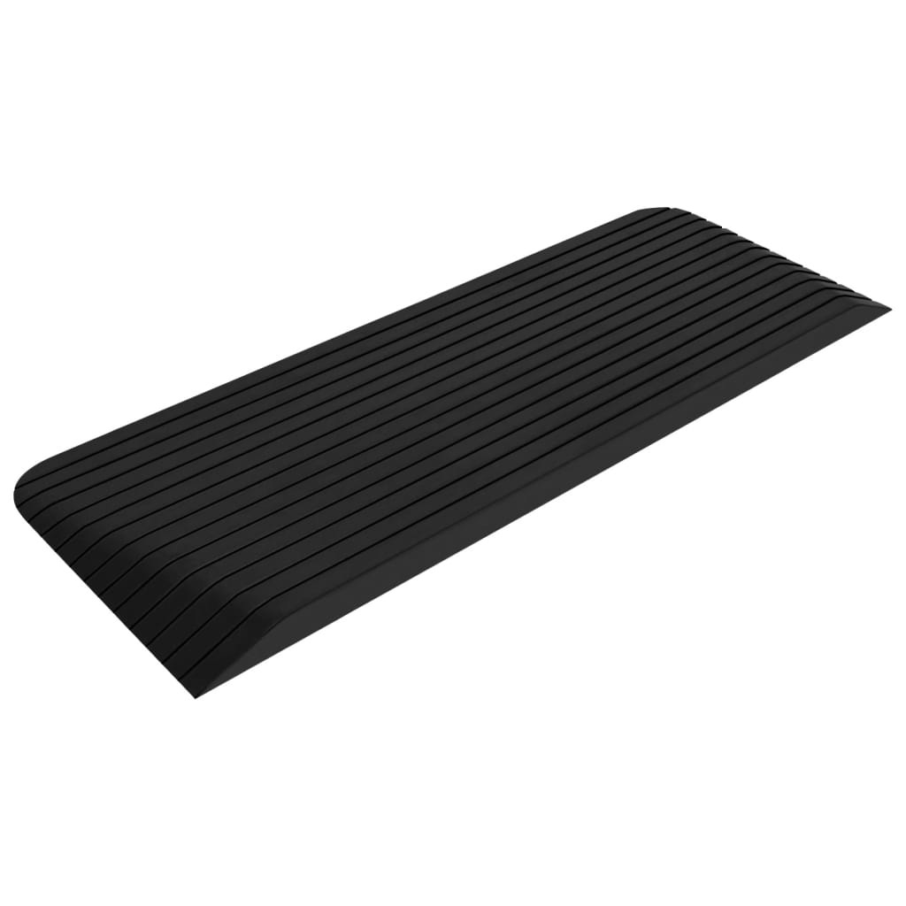 Vidaxl tærskel AIDS 2 PCS 110x41x5 cm gummi
