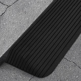 Vidaxl tærskel AIDS 2 PCS 110x41x5 cm gummi