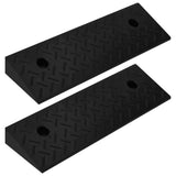 Vidaxl ramper 2 stk 50x17,5x5 cm gummi