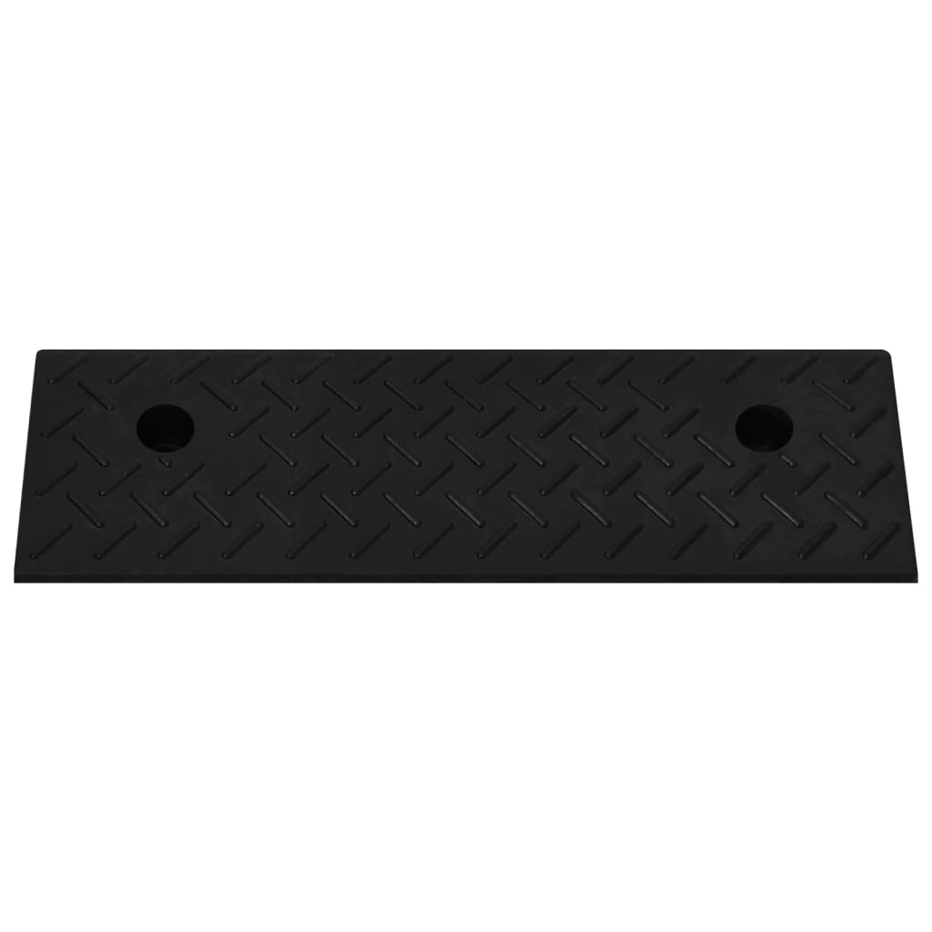 Vidaxl ramper 2 stk 50x17,5x5 cm gummi