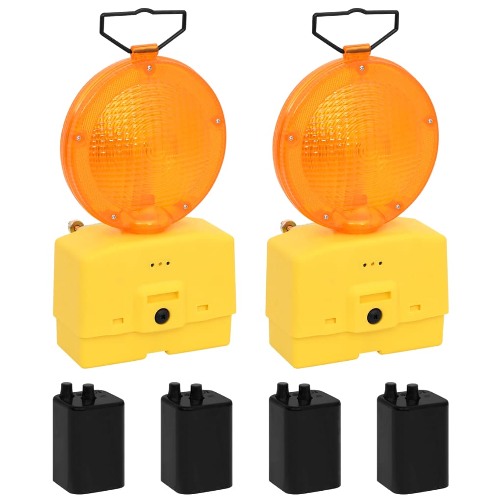 Vidaxl Construction Lamps 2 m med batterier 18x8x37 cm