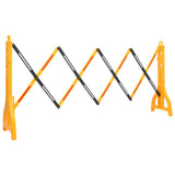 Vidaxl Traffic Barrier Foldbar 250x38x96 cm gul og sort