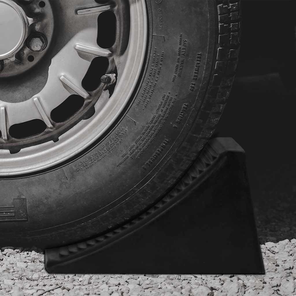 Vidaxl Wheel Blocks 4 Pcs 16x9x9 cm gummi