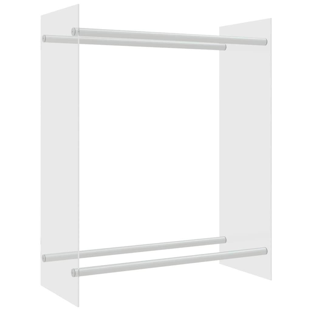 Vidaxl pejs 80x35x100 cm hærdet glas gennemsigtig