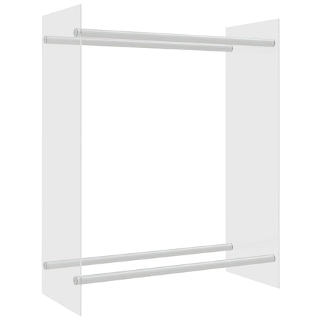 Vidaxl pejs 80x35x100 cm hærdet glas gennemsigtig