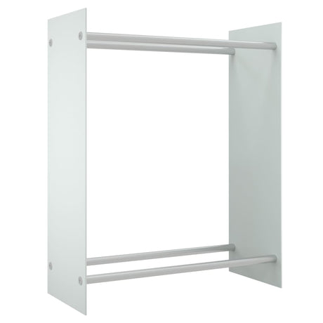 Vidaxl pejs trek 80x35x100 cm hærdet glashvid