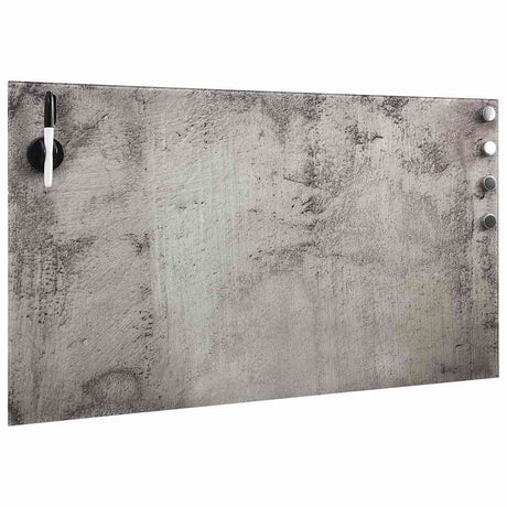 Vidaxx magnettavle vægmonteret 100x60 cm glas