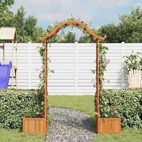 Vidaxl Pergola med planter Solid Pinewood