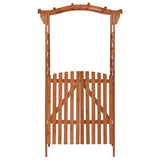 Vidaxl pergola med port 116x40x204 cm fast fyrretræ
