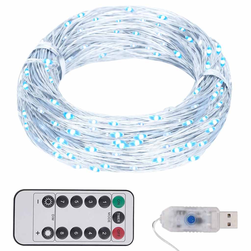 Vidaxl Light Garland med 150 lysdioder 15 m kold hvid