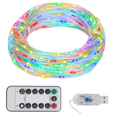 Vidaxl Light Garland med 150 lysdioder 15 m flerfarvet