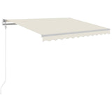 Vidaxx fortelt automatisk udtrækbar 300x250 cm creme