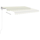 Vidaxx fortelt automatisk udtrækbar 300x250 cm creme