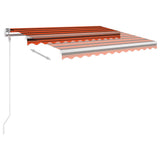 Vidaxx fortelt automatisk udtrækbart 300x250 cm orange og brun