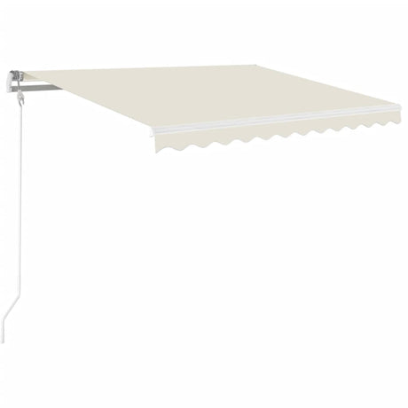 Vidaxx fortelt manuelt udtrækbart 350x250 cm cremefarvet
