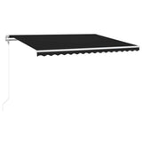 Vidaxl Luifel Automatisk med LED og vindsensor 400x300 cm Anthracite