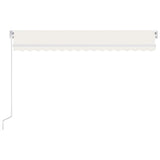 Vidaxl Luifel udvider manuelt 450x300 cm creme -farvet