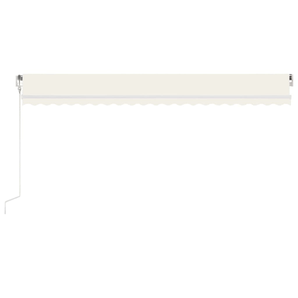 Vidaxl Luifel udvider automatisk 500x300 cm creme -farvet