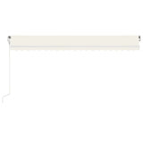 Vidaxl Luifel udvider automatisk 500x300 cm creme -farvet