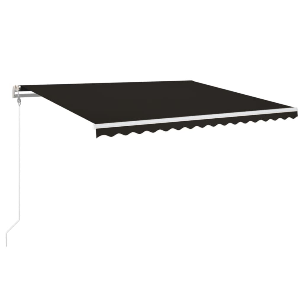 Vidaxl Luifel udvider automatisk 400x350 cm antracit -farvet