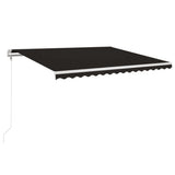Vidaxl Luifel Automatisk med LED og vindsensor 400x350 cm Anthracite